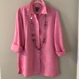 Linen Button Down Tunic